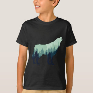 Camiseta Presente de caminhada de acampamento na floresta a