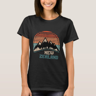 Camiseta Presente de Caminhada na Montanha da Nova Zelândia