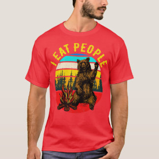 Camiseta Presente de Campanha do Urso de Campanha Engraçado