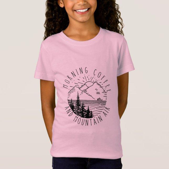 Camiseta Presente de Camper | Café De Manhã E Xmas De Ar De (Frente)