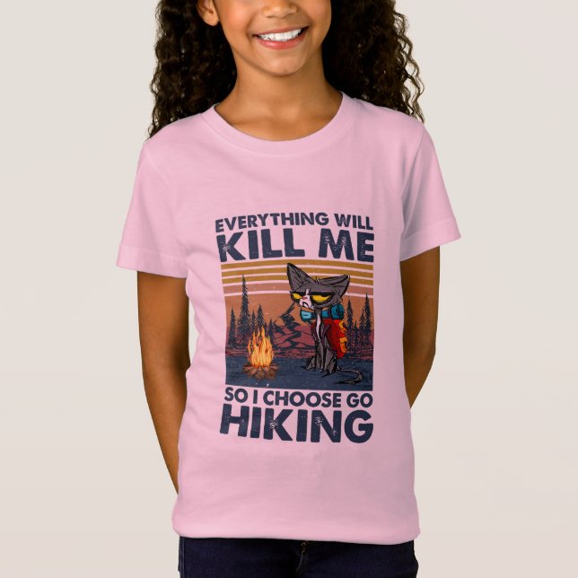Camiseta Presente de Camper | Ir Caminhando Com O Aniversár (Frente)