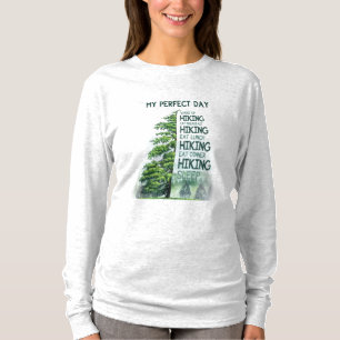 Camiseta Presente de Camper Meu Aniversário de Caminho Pe