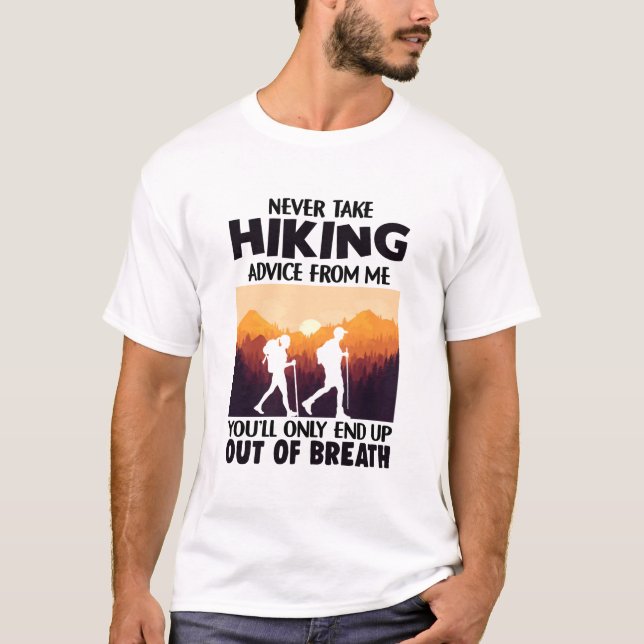 Camiseta Presente de Camper | Nunca Receba Conselhos De Cam (Frente)