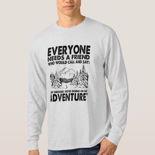 Camiseta Presente de Camper | Todos Precisam De Um Aniversá (Frente)