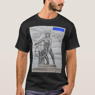 Camiseta Presente de Camuflagem da Bandeira Americana de Pe