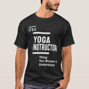 Camiseta Presente de Cargo de Instrutor Yoga