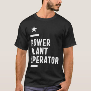 Camiseta Presente de Cargo do Operador da Usina