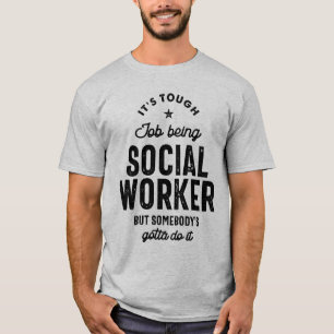 Camiseta Presente de Cargo do Trabalhador Social