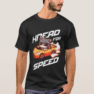 Camiseta Presente de Carro Esportivo Felino para Dobrar Div