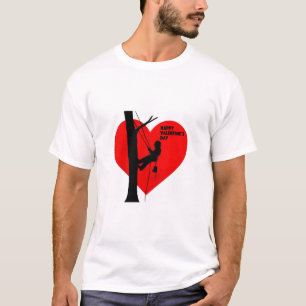 Camiseta presente de cartão de dia de os namorados para cir