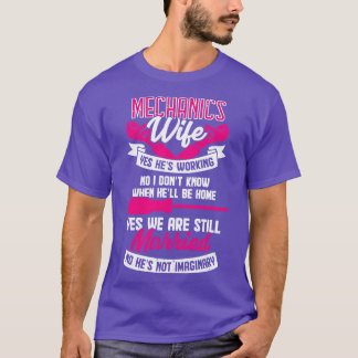 Camiseta Presente de Casal Casado por Esposa Mecânica