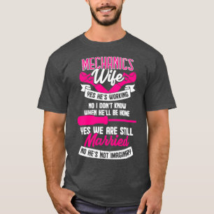 Camiseta Presente de Casal Casado por Esposa Mecânica