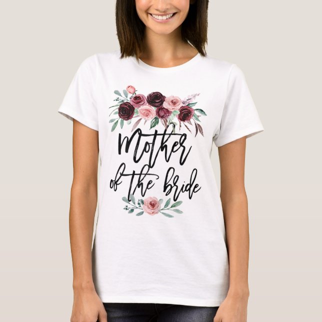 Camiseta Presente de casamento para a noiva Mãe da noiva (Frente)