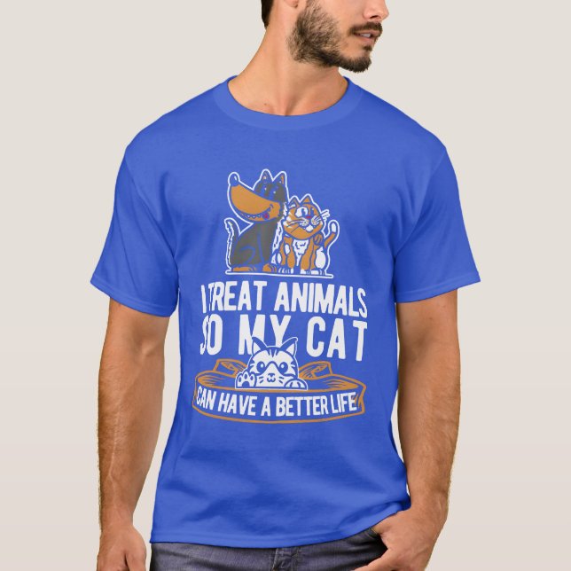 Camiseta Presente de Cat Veterinária (Frente)