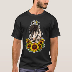 Camiseta Presente de Cavalo de Amor Fofo Decoração de Giras