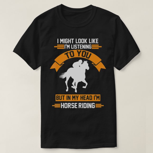 Camiseta Presente de Cavalos Anéis (Frente do Design)