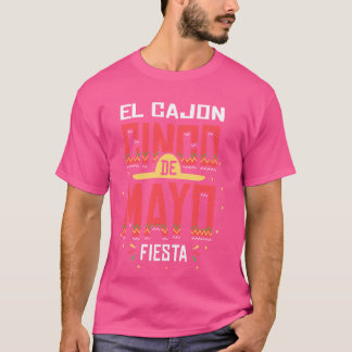 Camiseta Presente de Celebração dos Cinco de Mayo na Califó