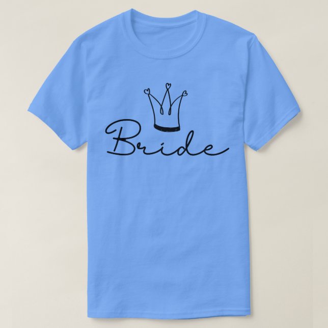 Camiseta Presente de Chá de Noiva de Casamento de Despedida (Frente do Design)