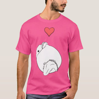 Camiseta Presente de Chinchila amoroso