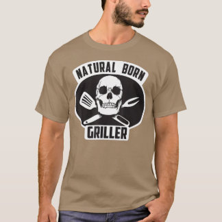 Camiseta Presente De CHURRASCO De Nascer Natural legal Para