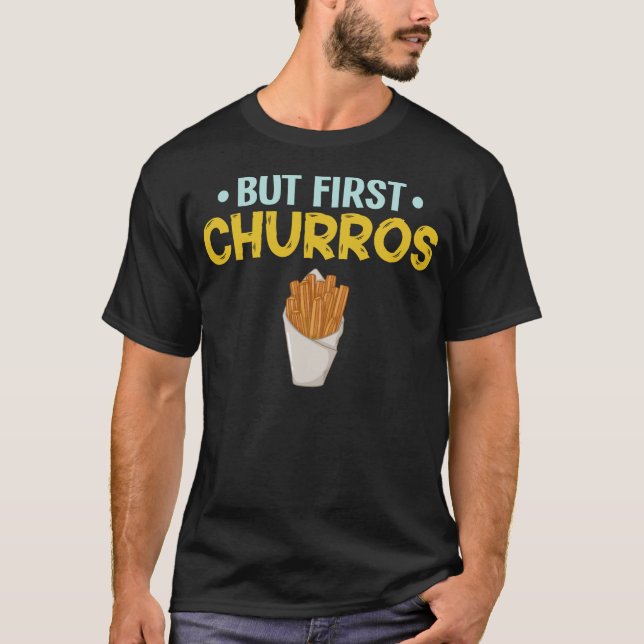 Camiseta Presente de Churro Recebe Comida Mexicana (Frente)