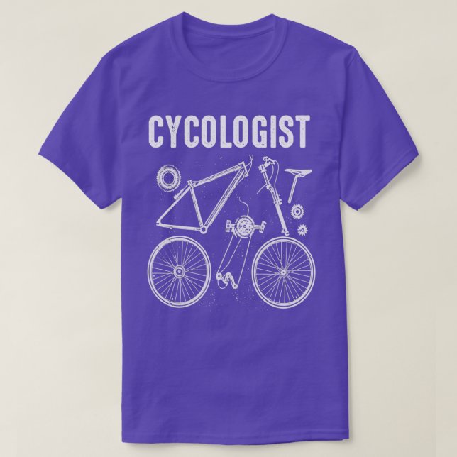Camiseta Presente de ciclista de bicicleta cicologista (Frente do Design)