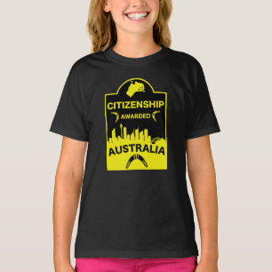 Camiseta Presente de cidadania australiana