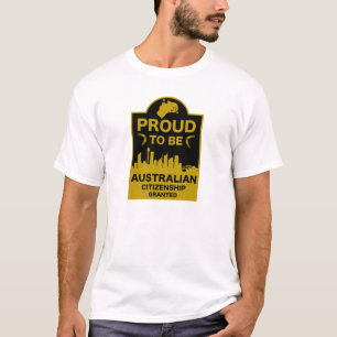 Camiseta Presente de cidadania australiana