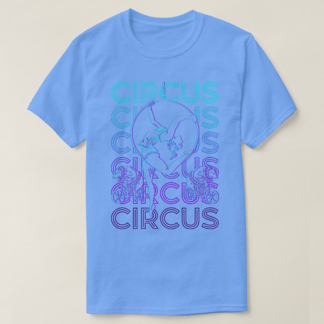 Camiseta Presente de Circo Retro (Frente do Design)