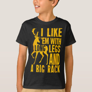 Camiseta Presente de Citação de Caça ao Veado Engraçado par