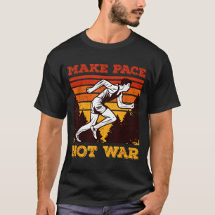 Camiseta Presente de Citação de Corredor Retro Engraçado -