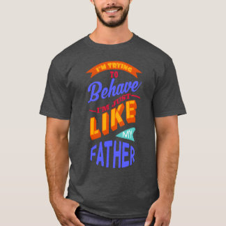 Camiseta Presente de citação de humor do filho