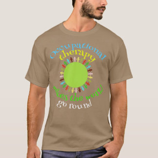 Camiseta Presente de citação de terapia ocupacional