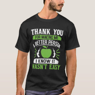 Camiseta Presente de citação do professor