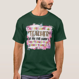 Camiseta Presente de citações de professor