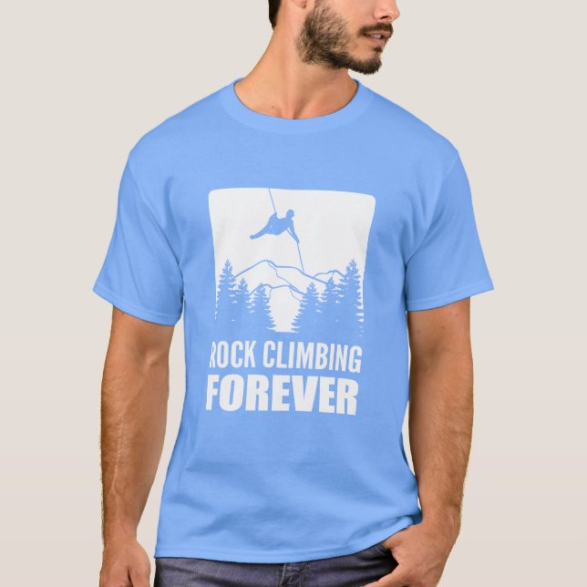 Camiseta Presente de Climber Profissional para Sempre de Es (Frente)