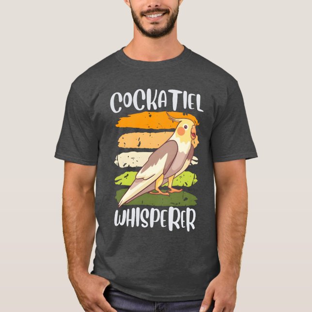 Camiseta Presente de Cockatiel Whisperer Cockatiels (Frente)