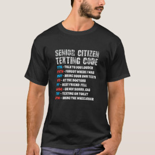 Camiseta Presente de código de texto do cidadão do mais vel
