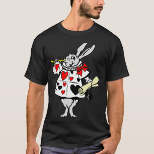 Camiseta Presente de coelho  Alice No Coelho Da Maravilha