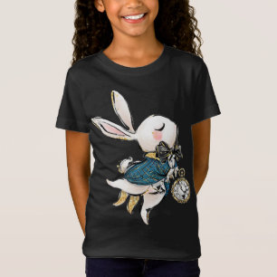 Camiseta Presente de coelho  Alice No País Das Maravilhas 