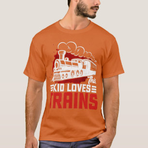 Camiseta Presente De Comboio legal Para Crianças Boys Camin
