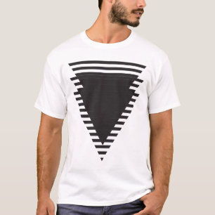 Camiseta presente de composição de triângulos