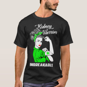 Camiseta Presente de Consciencialização do Rim Guerreiro