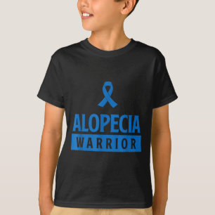 Camiseta Presente de Conscientização sobre Alopecia Guerrei