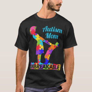Camiseta Presente de Conscientização sobre Autismo Mamãe Ap