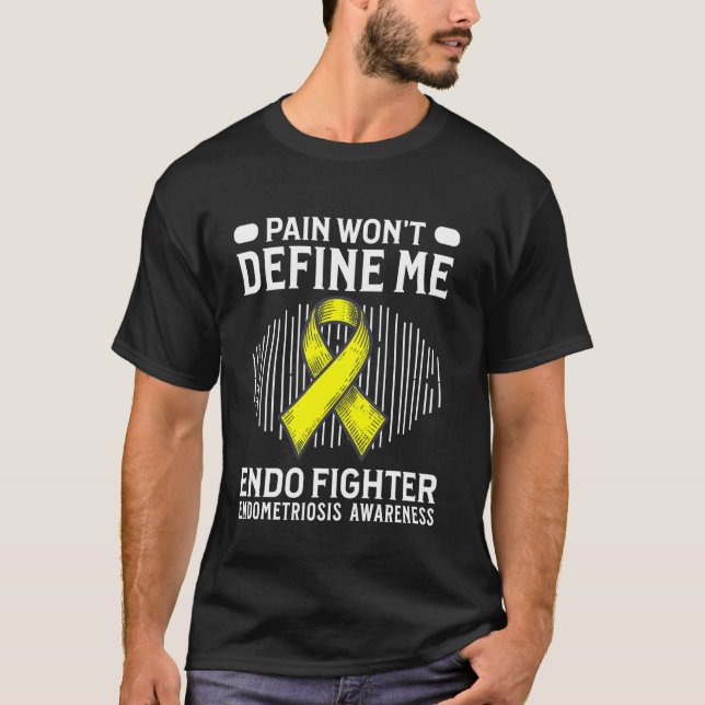 Camiseta Presente de conscientização sobre endometriose par (Frente)