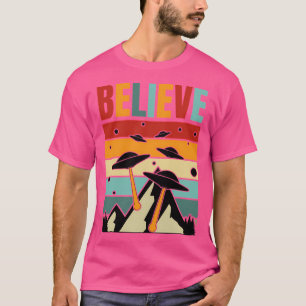 Camiseta Presente de Conspiração de alienígenas no Novo Méx