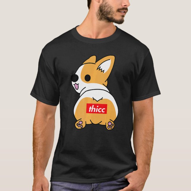Camiseta Presente de Corgi de Bunda Gordinha (Frente)