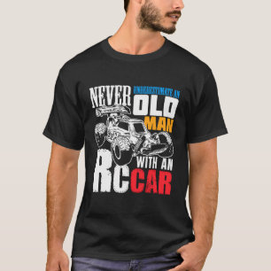 Camiseta Presente De Corrida De Carro Rc Para Uma Corrida D