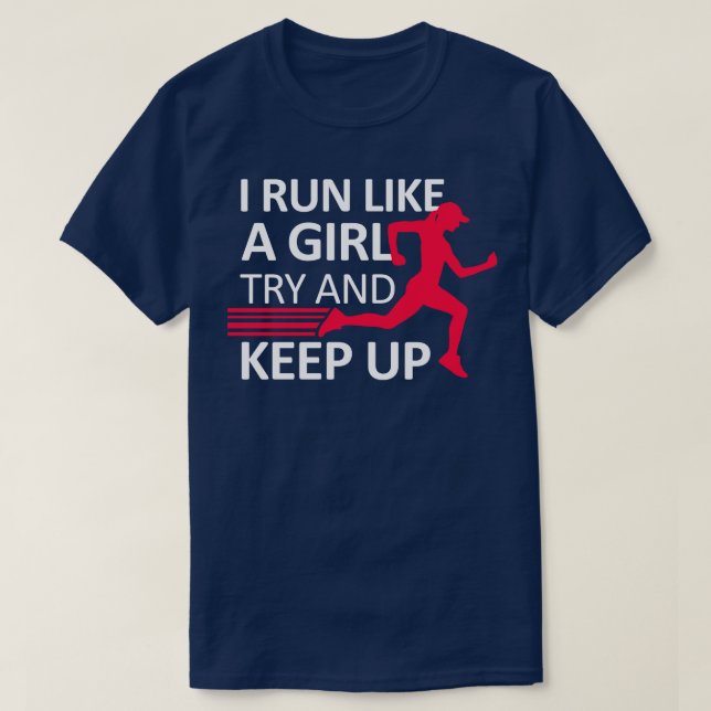 Camiseta Presente de Corrida de Malhação desportiva (Frente do Design)